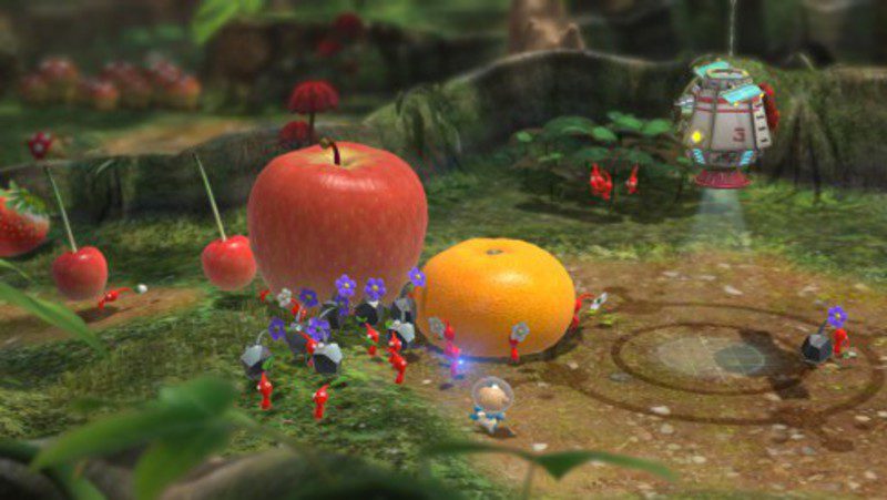 Recolectando fruta en Pikmin 3