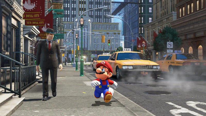 New Donk City, referencia a 'Donkey Kong'