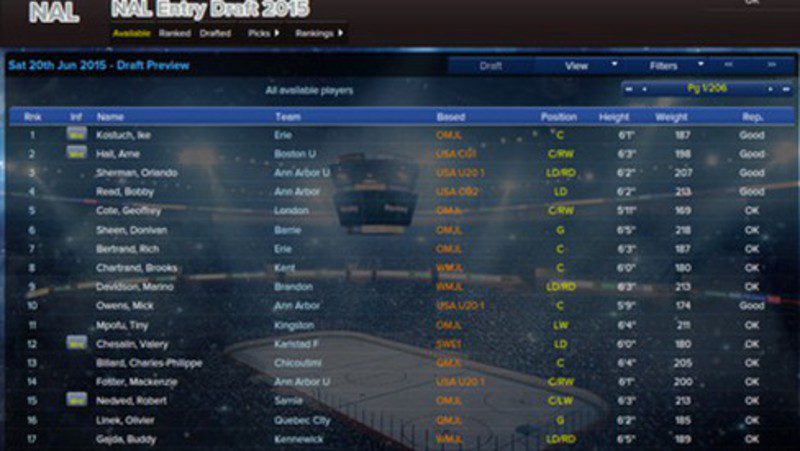 Avance 'Eastside Hockey Manager 2015', la gestión deportiva salta a la pista de hielo