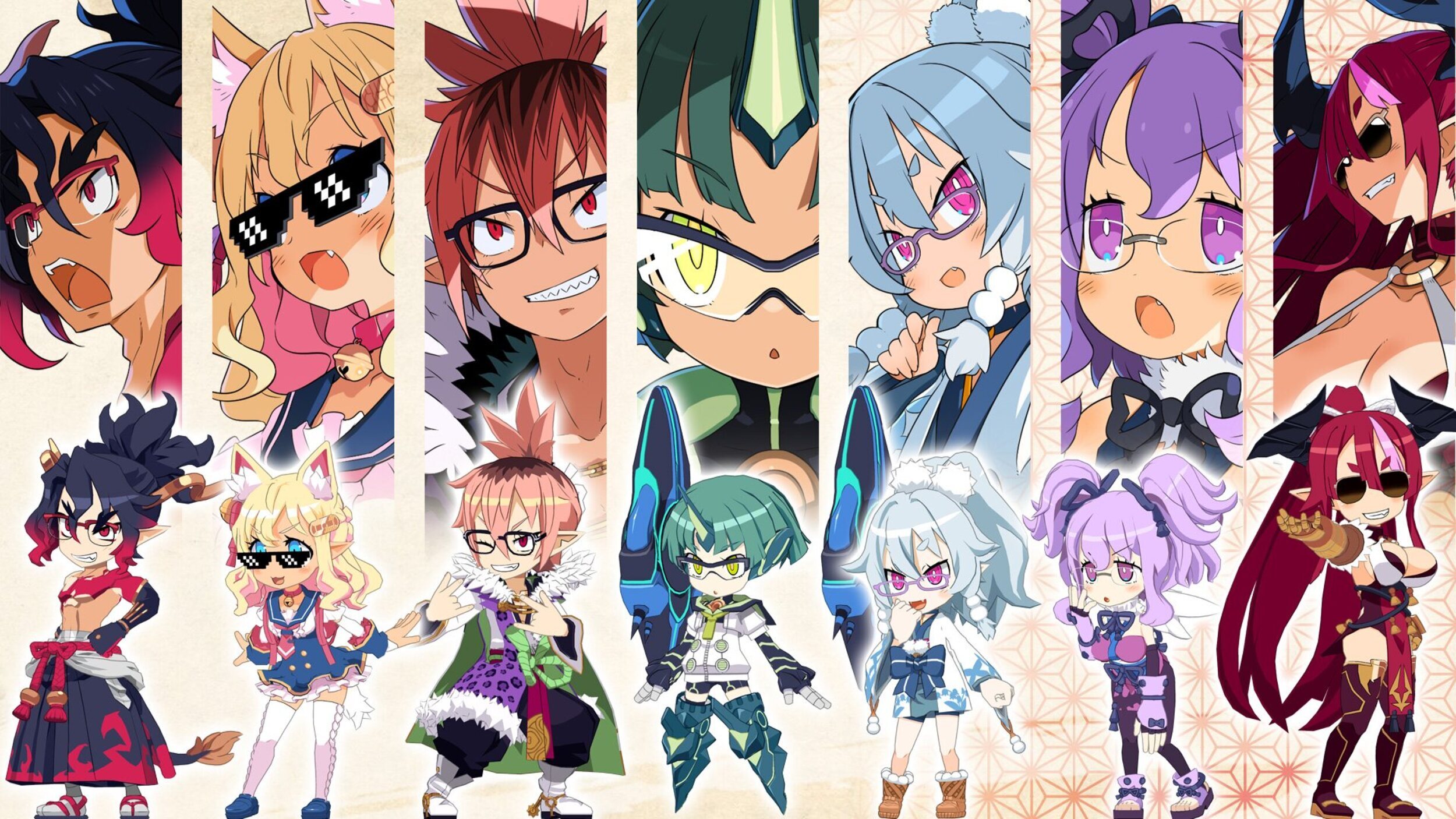 Disgaea 7 personajes