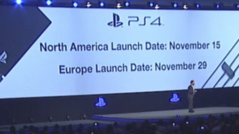 Fecha PlayStation 4