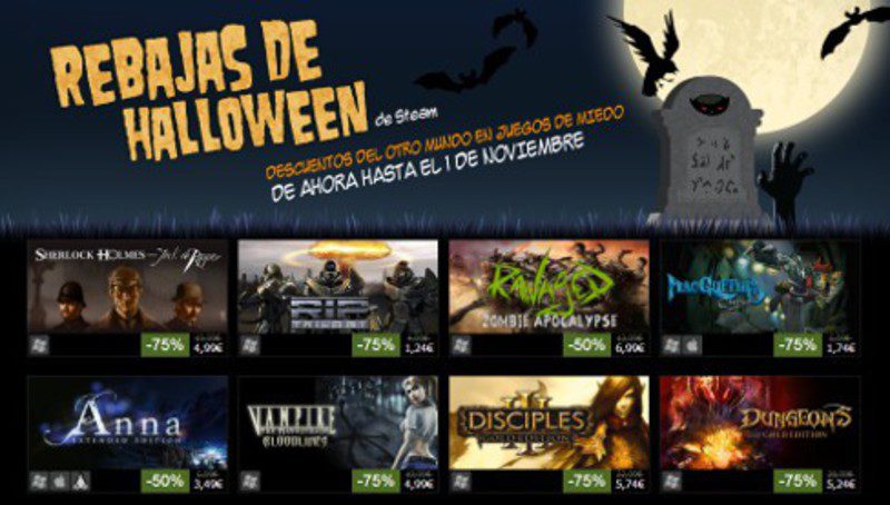 Steam Ofertas Halloween