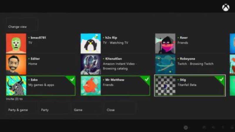 Xbox One Chat Party