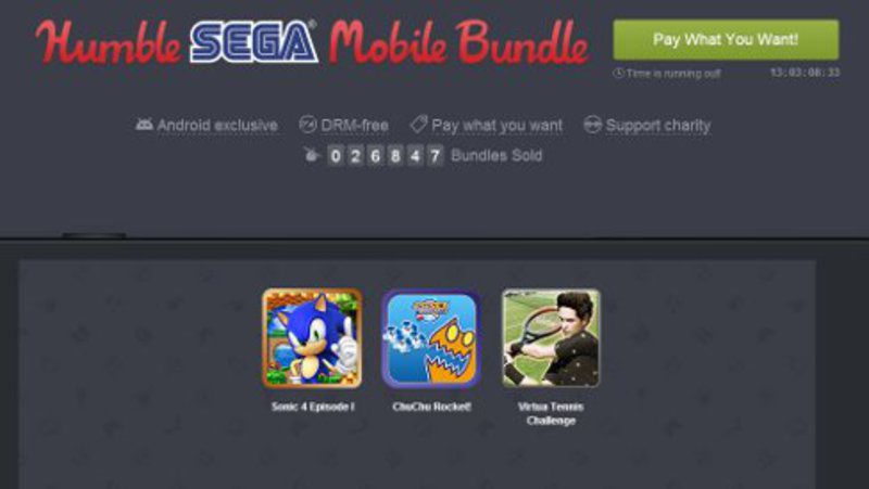 SEGA Humble Bundle