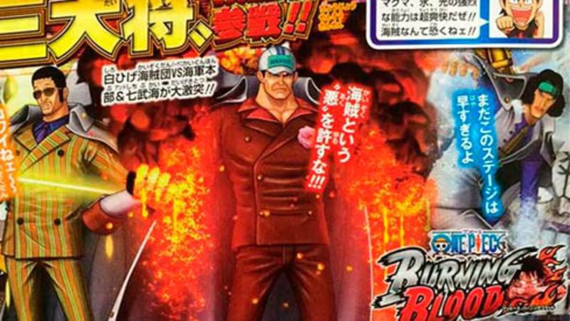 'One Piece: Burning Blood' confirma a los tres almirantes como personajes jugables