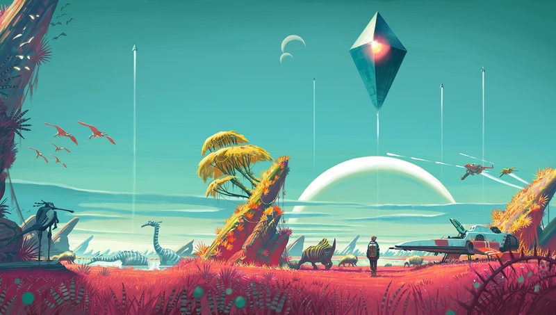 arte de No Man's Sky