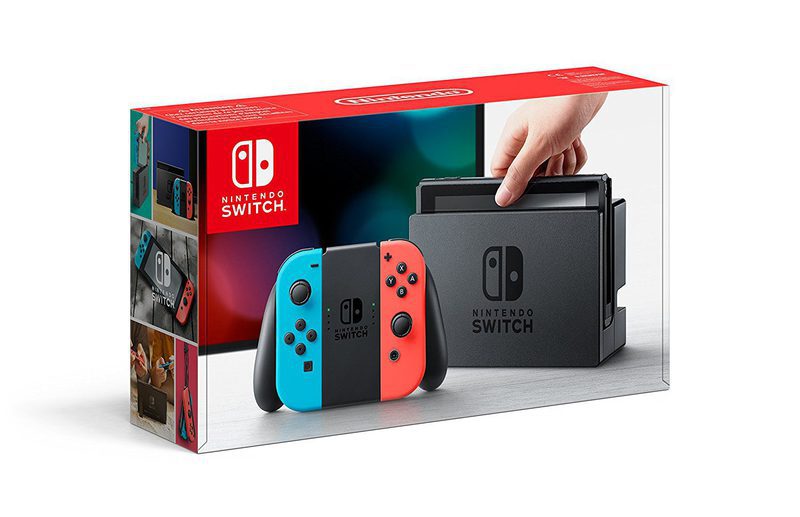 Nintendo Switch azul y rojo