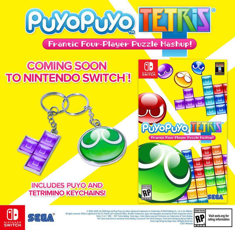 llaveros puyo puyo tetris