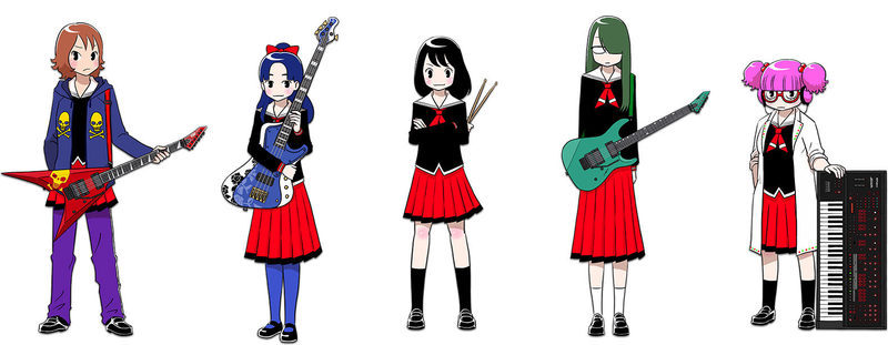 Gal Metal protagonistas