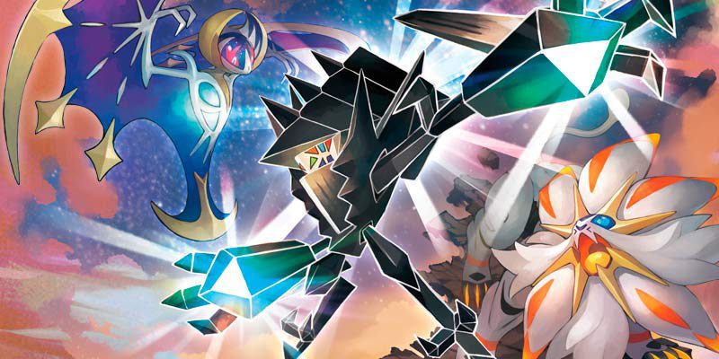 Necrozma, Solgaleo y Lunala, los legendarios principales de Alola