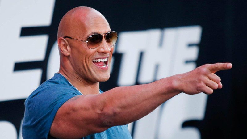 Dwayne Johnson, el más popular