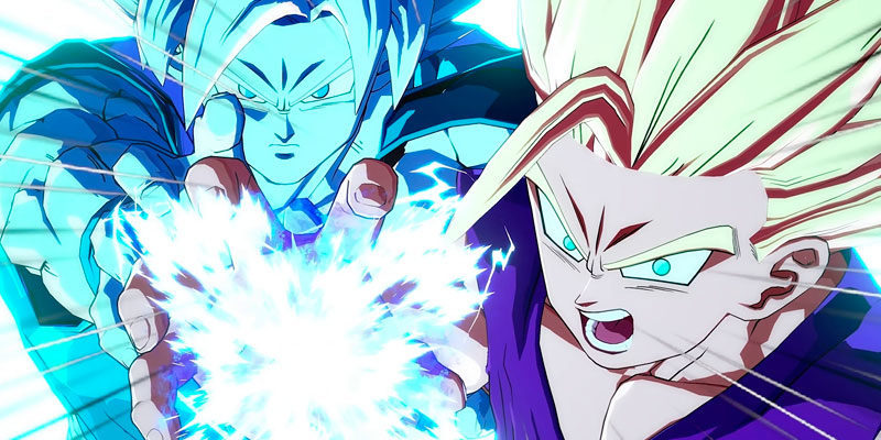 Goku y Gohan lanzando su Kame Hame Ha combinado