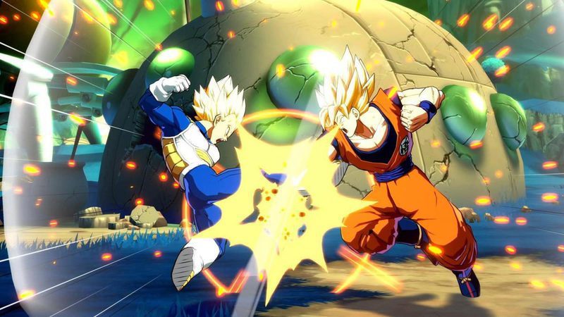 Goku y Vegeta se enfrentan en un encarnizado combate