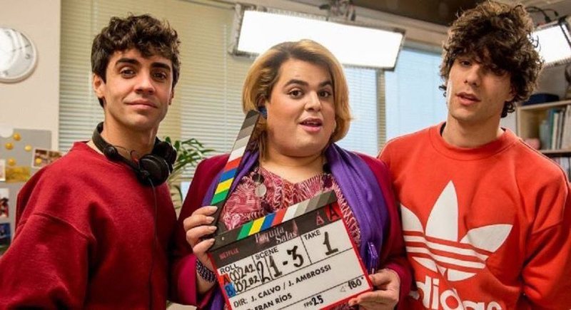 Paquita y los directores de la serie