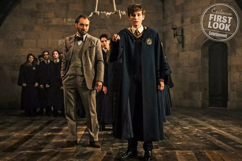 Primera fotografía de Newt Scamander de joven