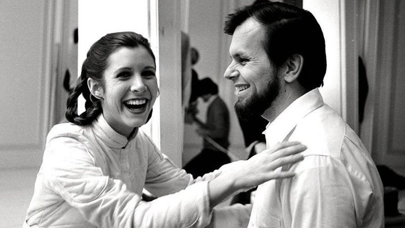 Kurtz y Carrie Fisher 