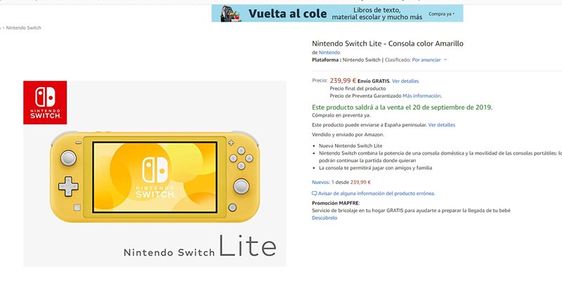 Nintendo Switch Lite