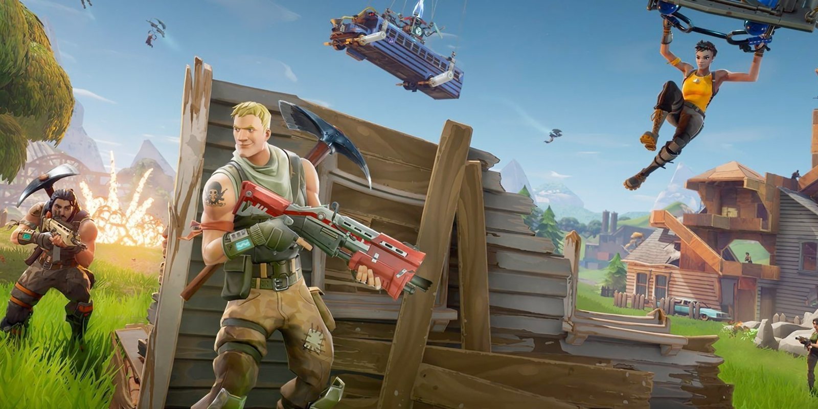 Los meteoritos de 'Fortnite' comienzan a impactar en el mapa