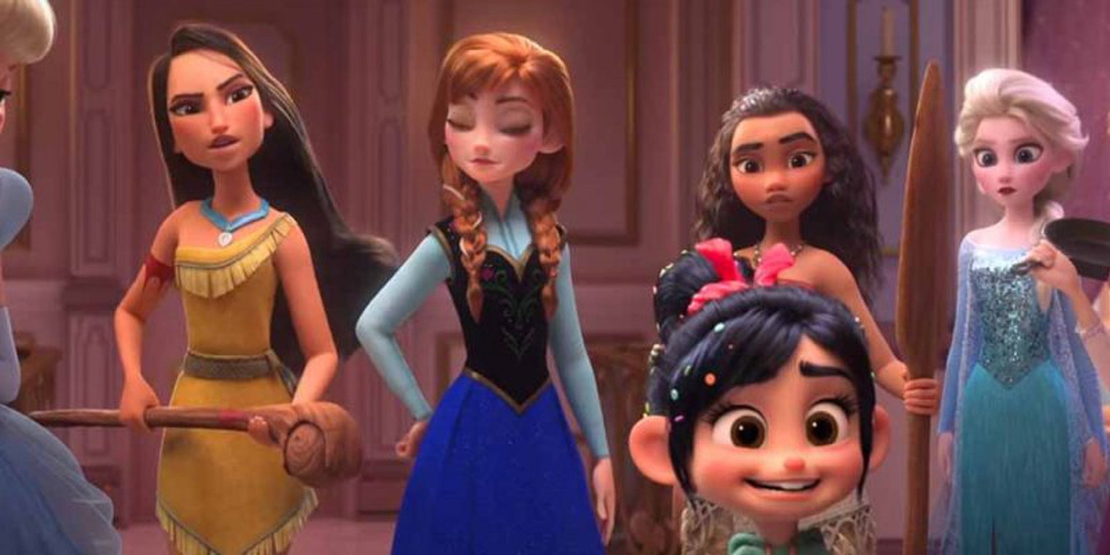 'Ralph rompe Internet': Mulán y Pocahontas son objeto de polémica en el tráiler