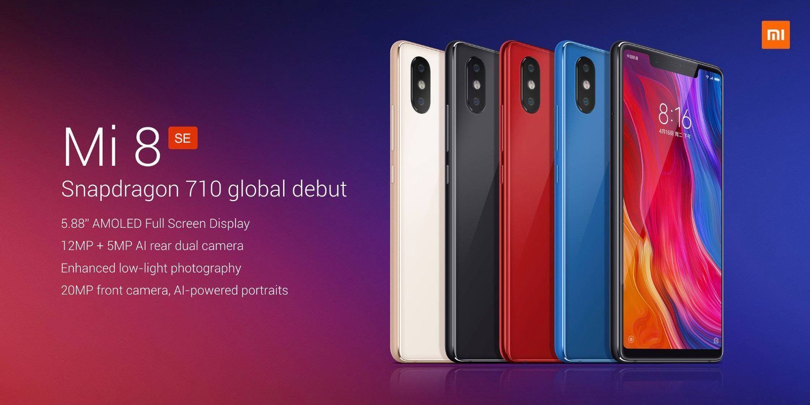 El Xiaomi Mi 8 apuesta por la autonomía y la potencia