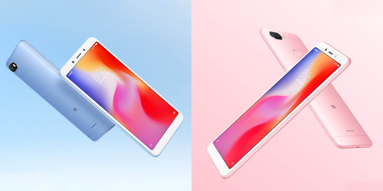 España recibe los Xiaomi Redmi 6 y Xiaomi Redmi 6A