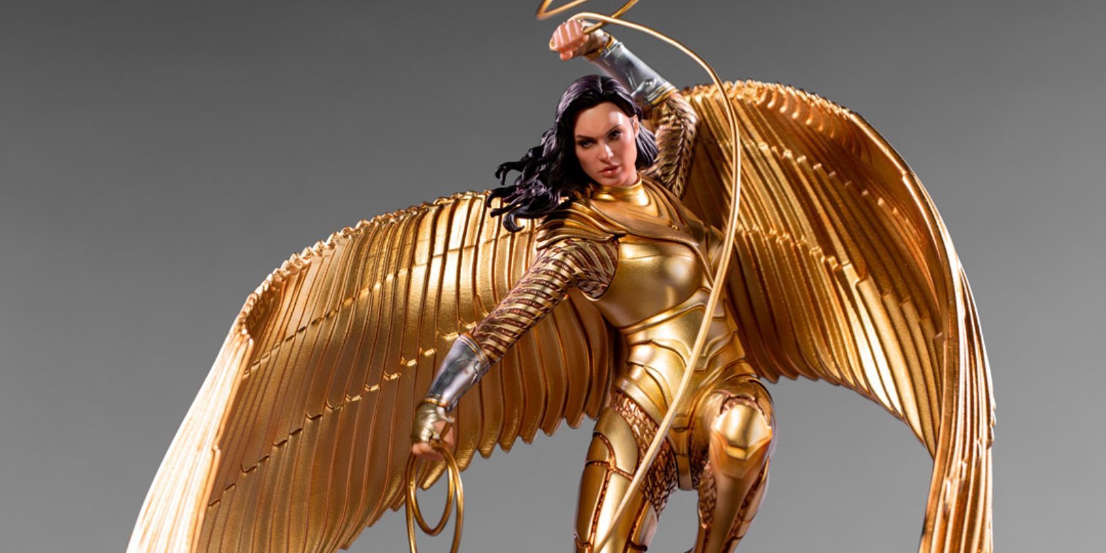 El mejor vistazo a la armadura de 'Wonder Woman 1984' llega mediante una figura de Iron Studios