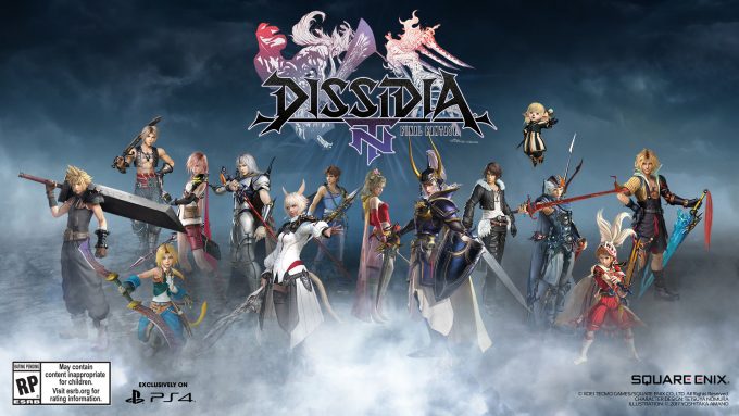 imagen promocional de dissydia final fantasy nt